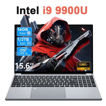 New Intel i9-10980HK/9900U Laptop Computer PC  Windows 11 Backlit Keyboad Notebook 16GB RAM 1TB SSD 15.6" Office Study Computers