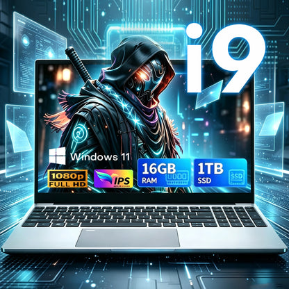 Windows 11 Gaming Computer Intel Core I9-10980HK Office Study Laptop 15.6 Inch 16GB RAM 1TB SSD Fingerprint Unlock Notebook