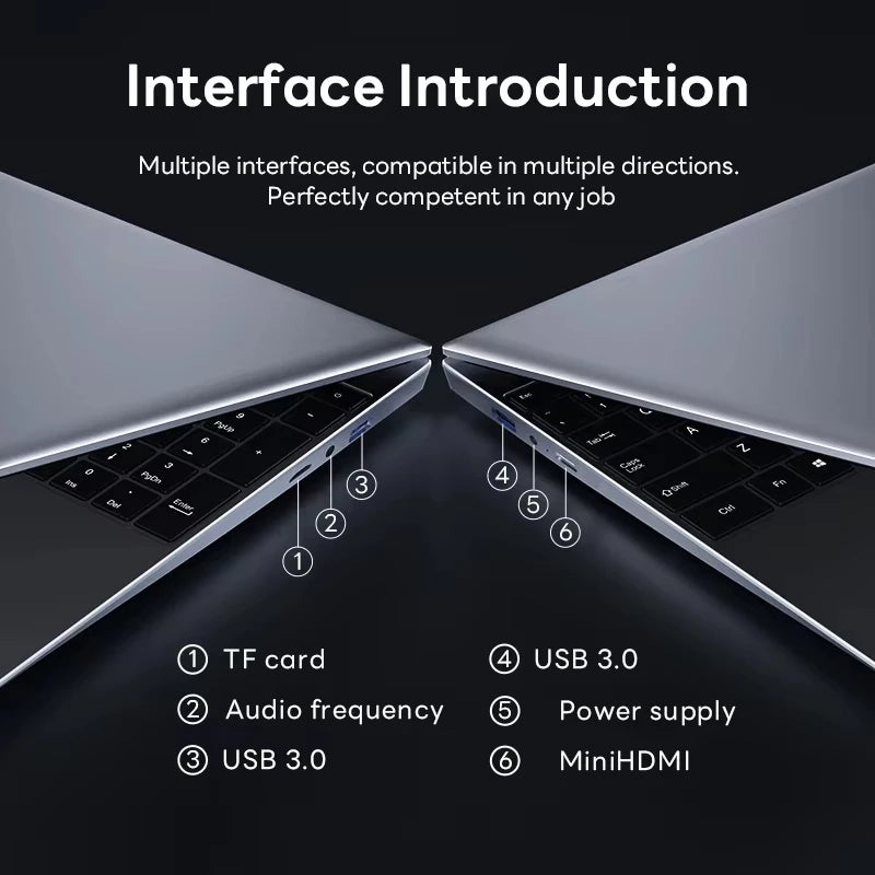 Windows 11 Intel I9-10980HK I3-6100U 15.6 inch Portable Laptop Fingerprint Unlock Notebook 16GB 1TB 2TB Gaming Laptops Computer