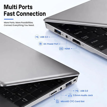 15.6“ Ultra Slim Laptop Intel I9 10980HK/9900 16GB RAM 2TB SSD Gaming PC 4K HD Windows 11 Pro Business Office Study Computer PC