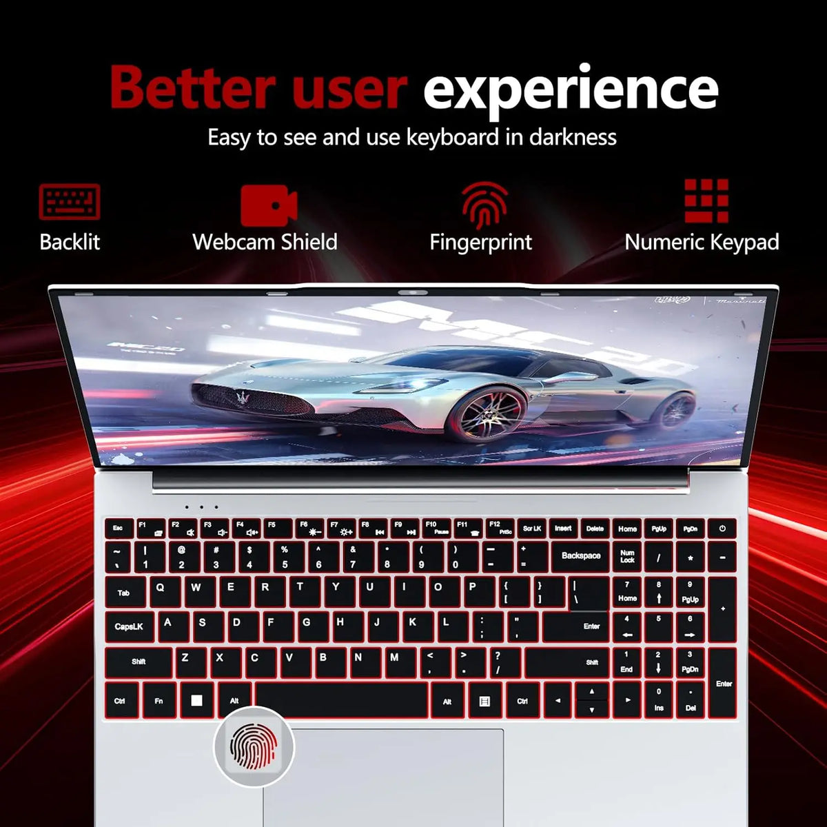Ultra Slim 15.6" Laptop Windows 11 Intel I9 10980HK/9900 Backlit Office Notebook PC 16GB RAM 2TB SSD 1920*1080 Computer PC Gamer