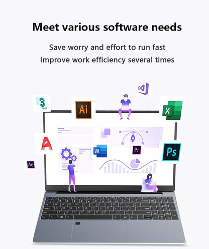 Intel I9 15.6' Windows 11 Laptop Computer Intel Core I9 10980HK 16GB 1TB Laptops Office Computer Fingerprint Unlock Notebook PC