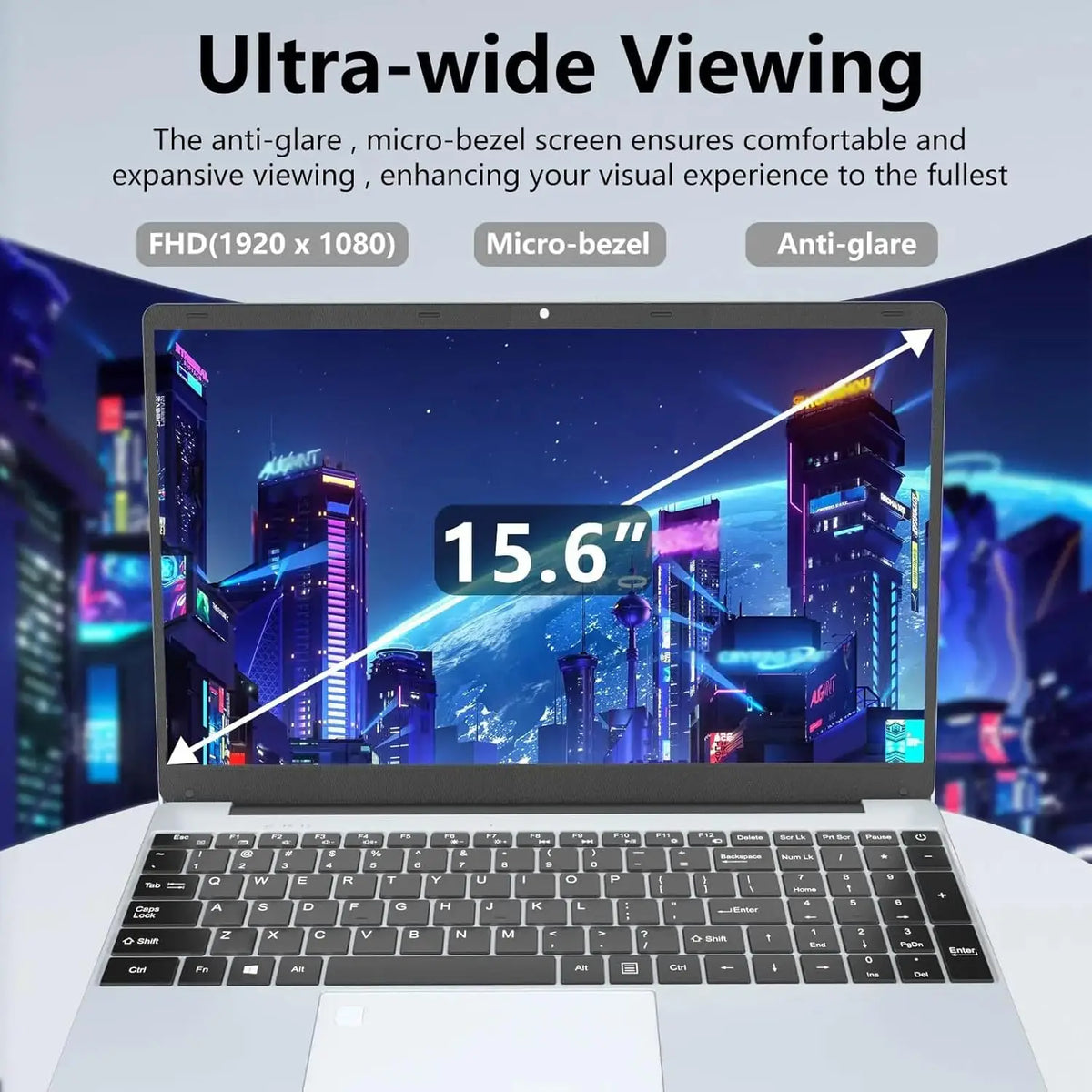 2026 15.6' Windows 11 Pro Laptop Computer Intel Core I9 10980HK 16GB 1TB Laptops Office Computer Fingerprint Unlock Notebook PC
