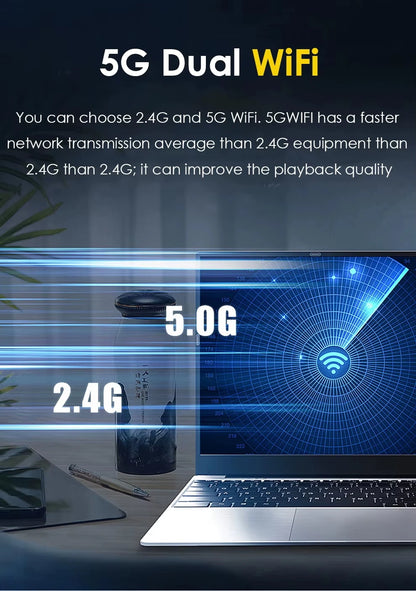 Windows 11 Intel I9-10980HK I3-6100U 15.6 inch Portable Laptop Fingerprint Unlock Notebook 16GB 1TB 2TB Gaming Laptops Computer