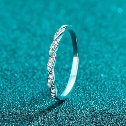 NeeTim All Moissanite Lab Diamond Ring for Women 925 Sterling Silver Rings with Gold Plated Wedding Bridal Proposal Promise Band