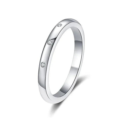 NeeTim Moissanite Ring for Women S925 Solid Silver with White Gold Plated Diamond Wedding Bridal Band Luxury Jewelry Gift