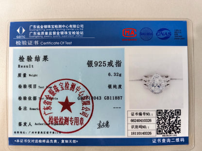 Newshe Moissanite Bridal Ring Sets for women Certified 925 Sterling Silver Pear Shape Engagement Ring with Enhancer Band