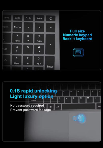 15.6 inch Gaming Laptop Intel Core I9 10980HK/9900 Windows 11 Pro Gamer PC 16GB RAM 1TB M.2 SSD IPS Notebook Computer Laptops PC