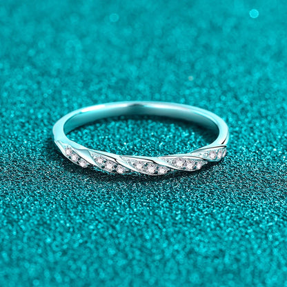 NeeTim All Moissanite Lab Diamond Ring for Women 925 Sterling Silver Rings with Gold Plated Wedding Bridal Proposal Promise Band