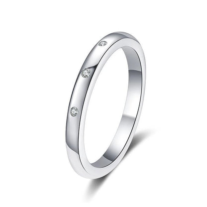 NeeTim Moissanite Ring for Women S925 Solid Silver with White Gold Plated Diamond Wedding Bridal Band Luxury Jewelry Gift
